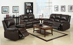 Oxford Manual Recliner Sofa w/ Drop-Down Table