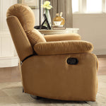 Parklon Brown Microfiber Manual Recliner