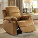 Parklon Brown Microfiber Manual Recliner