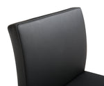 Parma 2 Black Vegan Leather Counter Stools