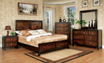 Patra Acacia/Walnut Wood Cal King Bed