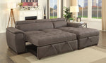 Patty Ash Brown RAF Sectional with Sleeper