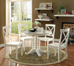 Penelope 2 White Wood Side Chairs