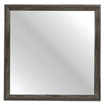 Edina Dark Gray Wood Frame Dresser Mirror