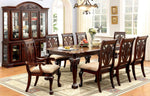 Petersburg Cherry Wood Dining Table with Leaf