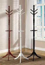 Putnam White Wood Coat Rack