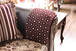 Quirino Reddish/Dark Brown Loveseat