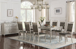 Raimonda Silver Wood Extendable Dining Table