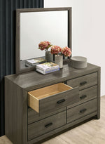 Roanne Gray Wood 6-Drawer Dresser