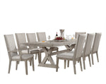 Rocky 2 Gray Oak Fabric/Wood Side Chairs