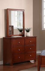 Rosario 4-Pc Cherry Wood Twin Panel Bedroom Set