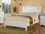 Rosario 4-Pc White Wood Full Panel Bedroom Set