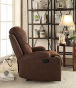 Rosia Chocolate Linen Manual Recliner