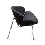 Roxy 2 Black Leatherette/Chrome Side Chairs