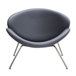 Roxy 2 Gray Leatherette/Metal Side Chairs