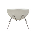 Roxy 2 White Leatherette/Chrome Side Chairs