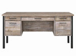 Samson Weathered Oak Wood Office Desk