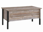 Samson Weathered Oak Wood Office Desk