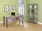 Samson Weathered Oak Wood Office Desk