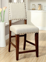 Sania 2 Natural Tone Counter Height Chairs