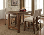 Sania 2 Natural Tone Counter Height Chairs