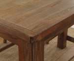 Sania Natural Tone Wood Counter Height Table