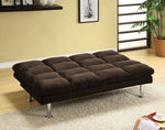 Saratoga Espresso Microfiber Futon Sofa