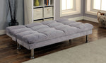 Saratoga Gray Microfiber Futon Sofa