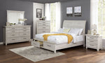 Shawnette Antique White King Bed (Oversized)