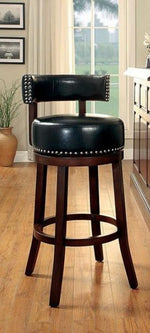 Shirley 2 Dark Oak/Black 29" Bar Stools