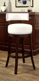 Shirley 2 Dark Oak/White 24" Bar Stools