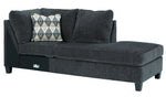 Abinger 2-Pc Smoke Chenille RAF Sectional (Oversized)