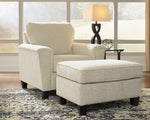 Abinger Natural Chenille Ottoman