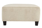 Abinger Natural Chenille Oversized Accent Ottoman