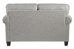 Alandari Gray Fabric Loveseat