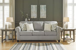 Alandari Gray Fabric Sofa (Oversized)