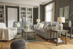 Alandari Gray Fabric Sofa (Oversized)