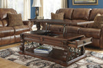 Alymere Rustic Brown Lift-Top Coffee Table