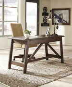 Baldridge Rustic Brown Home Office Desk