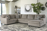 Ballinasloe 3-Pc Platinum RAF Sectional (Oversized)