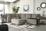 Ballinasloe 3-Pc Platinum RAF Sectional (Oversized)