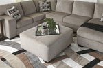 Ballinasloe Platinum Oversized Accent Ottoman