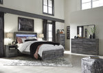 Baystorm Gray Wood Queen Storage Bed