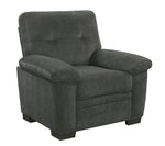 Fairbairn Charcoal Chenille Chair