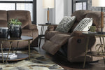 Bolzano Coffee Manual Recliner Loveseat