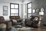 Bolzano Coffee Manual Recliner Loveseat