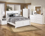 Bostwick Shoals White Wood 5-Drawer Chest