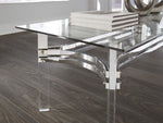 Braddoni Clear Glass/Acrylic Coffee Table