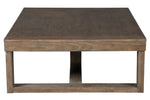 Cariton Gray Wood Rectangular Coffee Table