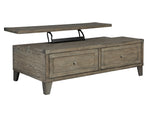 Chazney Rustic Brown Lift-Top Coffee Table